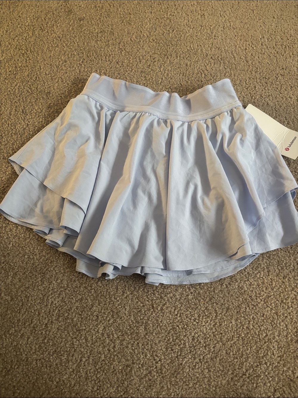 lululemon athletica Pale Blue Layered Skirt NWT